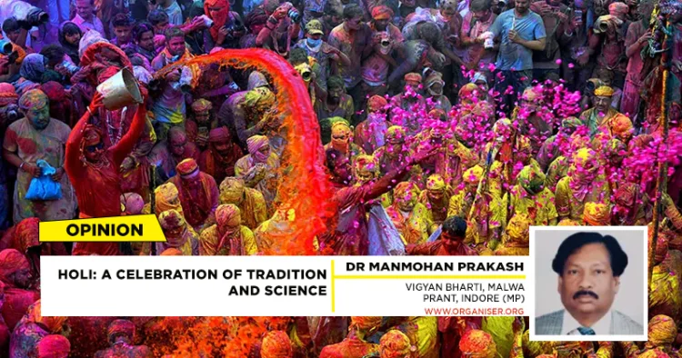 Holi: A celebration of tradition and science...... Read more at: https://organiser.org/2025/03/13/281859/bharat/holi-a-celebration-of-tradition-and-science/