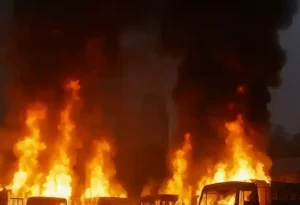 Mob-Burns-Trucks-at-Star-Cement-in-Meghalaya-After-Fatal-Accident-e1747672387171