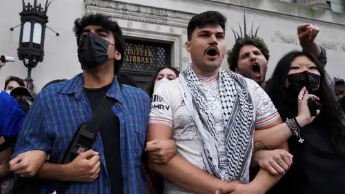 Clashes Erupt Between Pro-Palestinian Protesters and Security at Columbia University