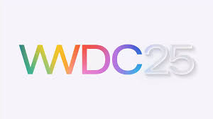 WWDC 2025 live stream announcement banner with Apple logo