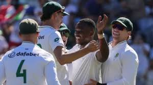 Australia South Africa Final players in action