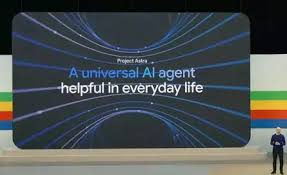 Diagram showing how AI agents process tasks autonomously