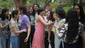 tudents celebrating after checking MHT CET PCM Result 2025