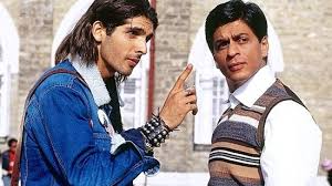 Zayed Khan and Shah Rukh Khan in Main Hoon Na