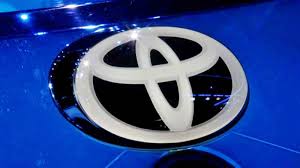Toyota green hydrogen vehicle at a fueling station