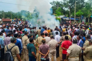 Odisha student funeral crowd mourns in Khurda