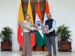 India Bhutan development partnership diplomatic meeting