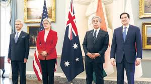 Jaishankar speaking on Quad stance on terrorism at diplomatic event
