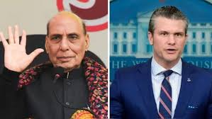 India US 10-year defence pact meeting between Rajnath Singh and Pete Hegseth