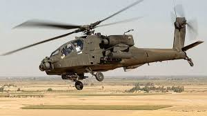 AH-64E Apache Guardian during test flight for India Apache helicopter delivery