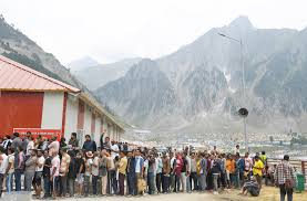 Pilgrims at Baltal starting point for Amarnath Yatra 2025