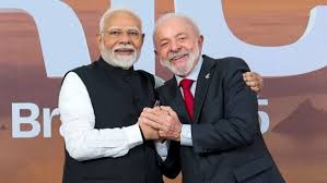 Modi Lula BRICS meeting in Rio de Janeiro