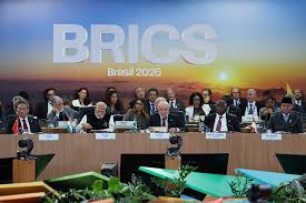 Map showing BRICS rejection of EU carbon tax in global trade context