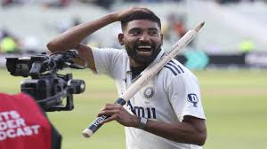 Mohammed Siraj celebrates during India vs England Test match