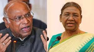 BJP Kharge Murmu Kovind remarks controversy in Chhattisgarh rally
