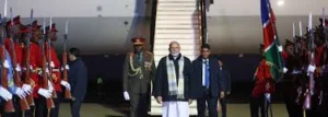 PM Modi in Windhoek", "Modi's visit to Namibia