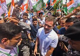 Rahul Gandhi Patna protest electoral roll Bihar speech