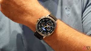 Samsung Galaxy Watch 8 Classic on wrist with rotating bezel and health data display