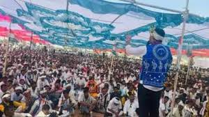 Bhil Adivasi rally in support of Bhil Pradesh demand in Rajasthan