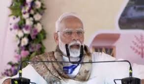 Modi addressing Motihari rally ahead of Bihar elections 2025