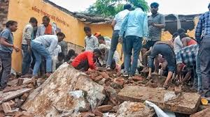 Rajasthan school building collapse Jhalawar rescue efforts