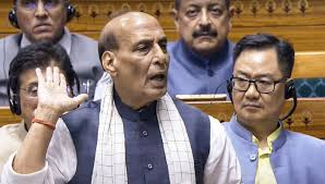 Rajnath Singh addressing Operation Sindoor in Lok Sabha