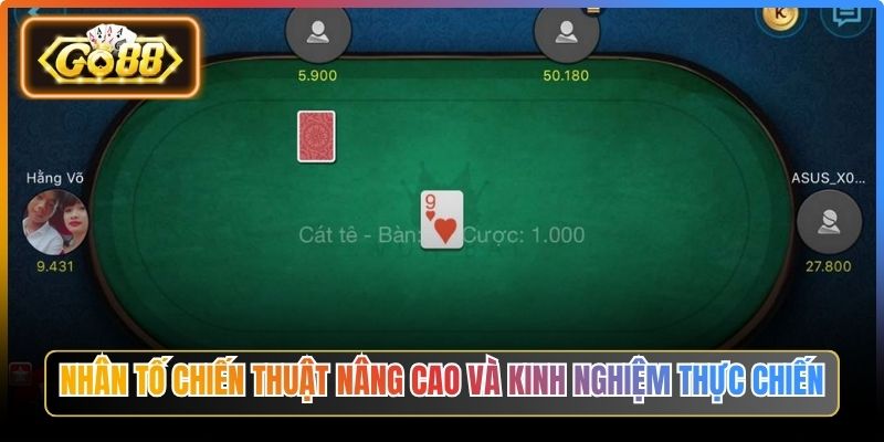 Nhân tố chiến thuật nâng cao và kinh nghiệm thực chiến