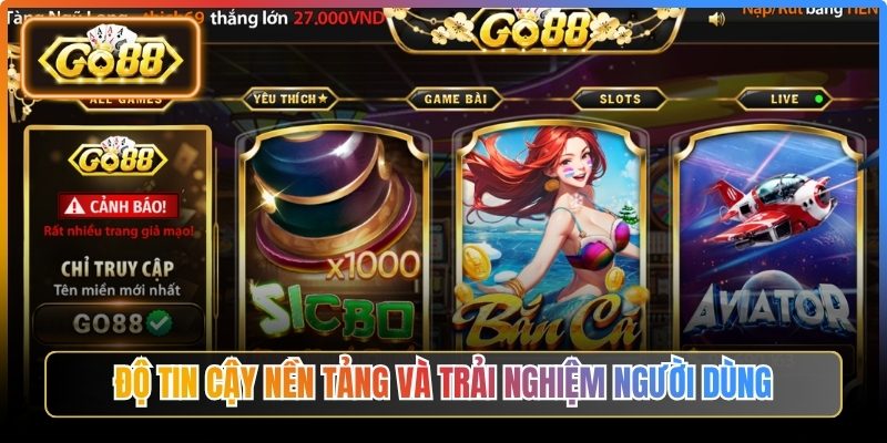 Giới Thiệu Go88 - Dịch Vụ Giải Trí Trực Tuyến Tin Dùng 3 Độ tin cậy nền tảng và trải nghiệm người dùng