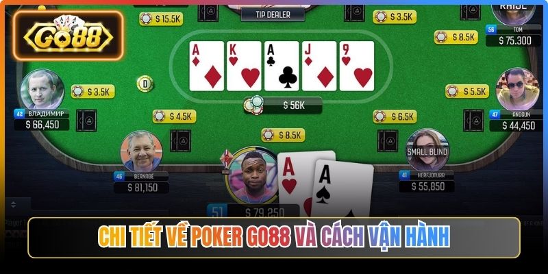 Poker Go88 – Trải Nghiệm Chiến Thuật Đỉnh Cao Cho Newbie 1 Chi tiết về Poker Go88 và cách vận hành
