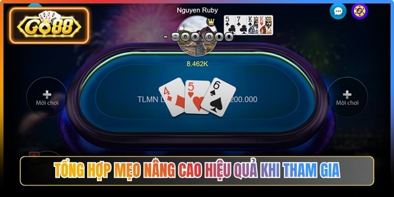 Tổng hợp mẹo nâng cao hiệu quả khi tham gia
